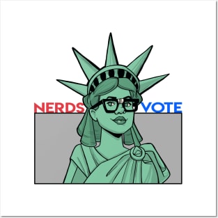 NerdsVote Liberty Light Posters and Art